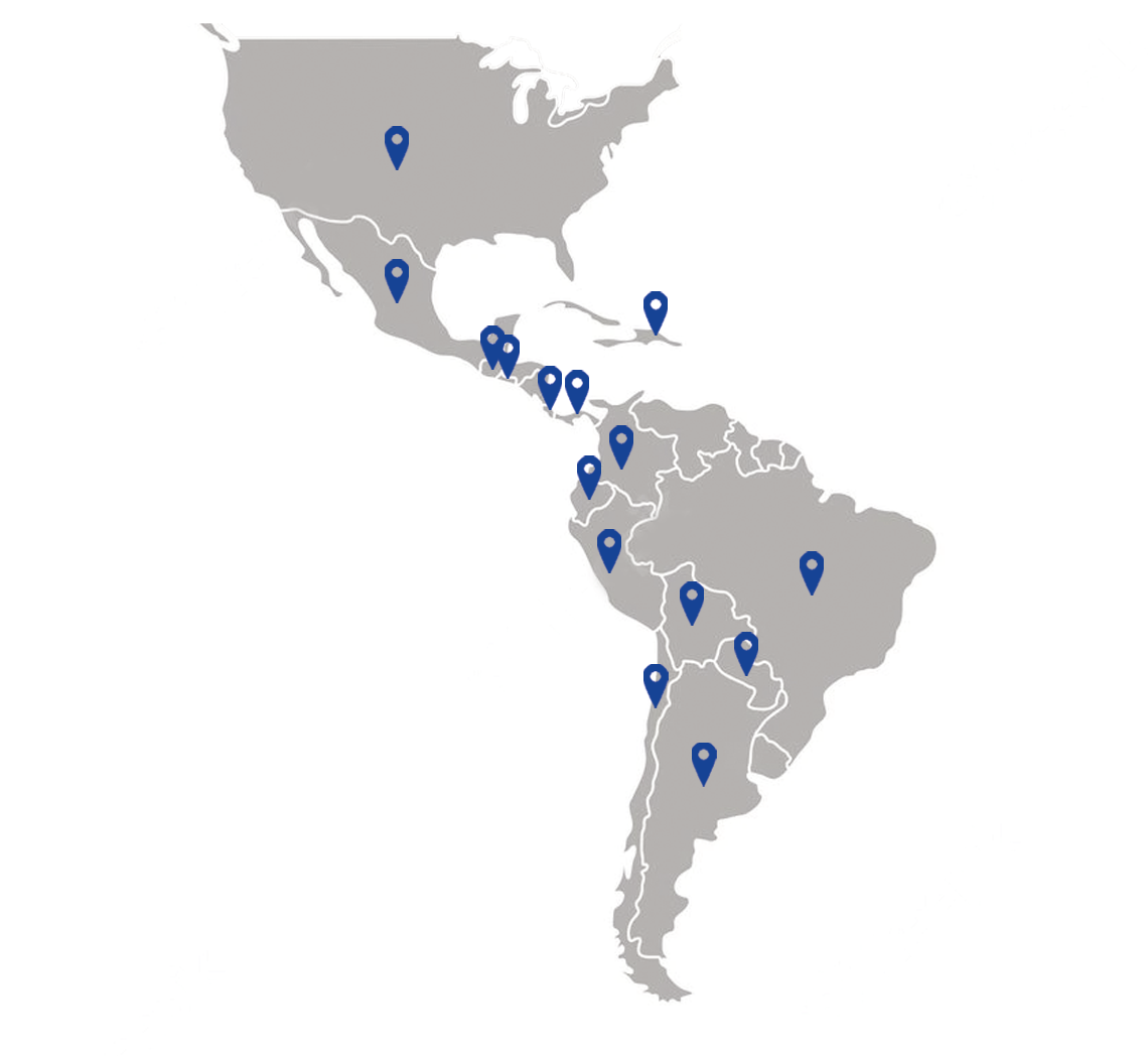 Mapa oficinas internacionales
